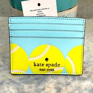 Kate Spade Grand Slam Tennis Small Slim Card Holder ~ NEW!